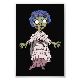 1910 Zombie Gibson Girl Fotodruck