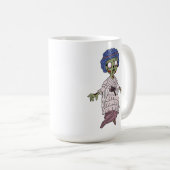 1910 Zombie Gibson Girl Kaffeetasse (VorderseiteRechts)