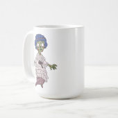 1910 Zombie Gibson Girl Kaffeetasse (Vorderseite Links)