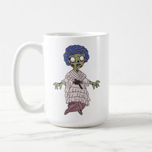1910 Zombie Gibson Girl Kaffeetasse (Links)