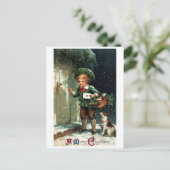 1911 Christmas Greetings Feiertagspostkarte (Stehend Vorderseite)