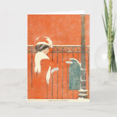 1911 Coles Phillips Feiertagskarte (Vorderseite)