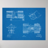 1911 Flugzeugpatentkunst Zeichnend Print Poster (Vorne)