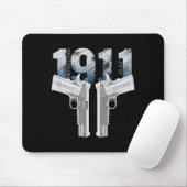 1911 Handgun Pro Gun 2nd Amendment Gift Mousepad (Mit Mouse)
