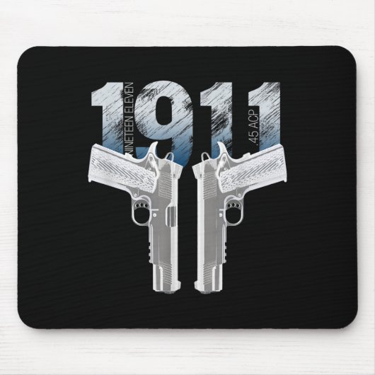 1911 Handgun Pro Gun 2nd Amendment Gift Mousepad (Vorne)