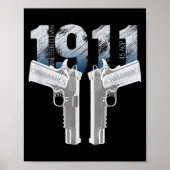 1911 Handgun Pro Gun 2nd Amendment Gift  Poster (Vorne)