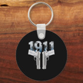 1911 Handgun Pro Gun 2nd Amendment Gift Schlüsselanhänger (Vorderseite)