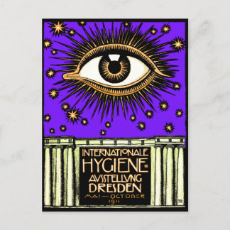 1911 Internationale Hygienekonferenz Dresden Postkarte