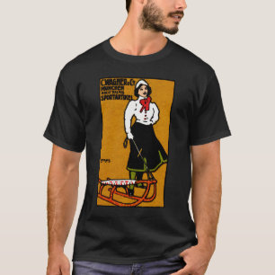 1911 sportliche Waren-Plakat T-Shirt