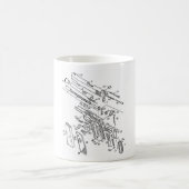 1911 Teile Kaffeetasse (Mittel)