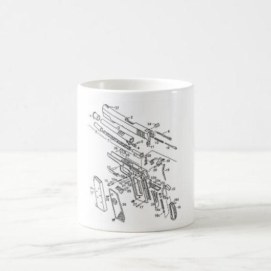 1911 Teile Kaffeetasse (Mittel)