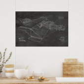 1911 Vintage Flugzeugpatentkunst Zeichnend Druck Poster (Küche)