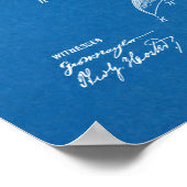 1911 Vintage Flugzeugpatentkunst Zeichnend Druck Poster (Ecke)