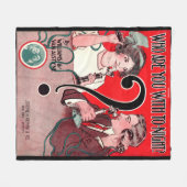 1911 Wer bist du mit Tonight-Notendruck? Fleecedecke (Vorderseite (Horizontal))