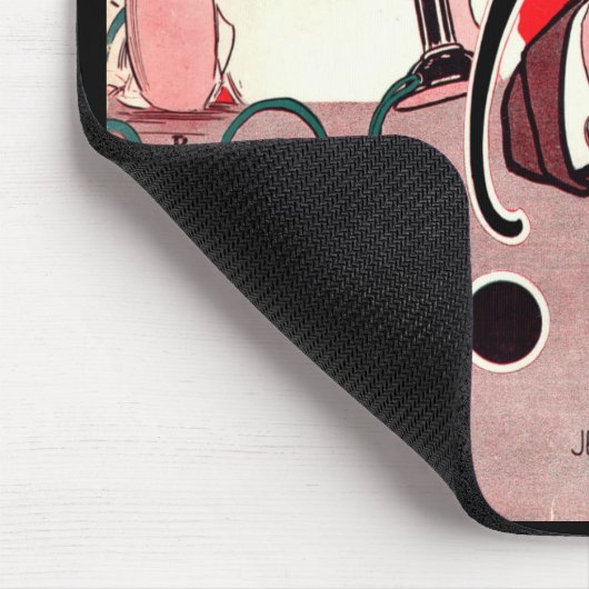 1911 Wer bist du mit Tonight-Notendruck? Mousepad (Ecke)