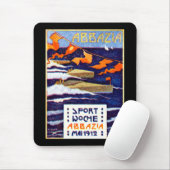 1912 Abbazia Speed Boat Races Mousepad (Mit Mouse)