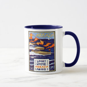 1912 Abbazia Speed Boat Races Tasse