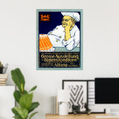 1912 Bäckerei + Süßwarenausstellung Poster (Heimbüro)