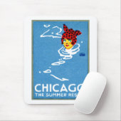1912 Chicago, The Summer Resort Mousepad (Mit Mouse)