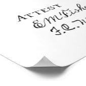 1912 Flugzeugpatentkunst Zeichnend Druck Poster (Ecke)