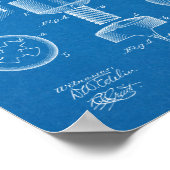 1912 Golf Cup Loch Design Patent Art Print Poster (Ecke)