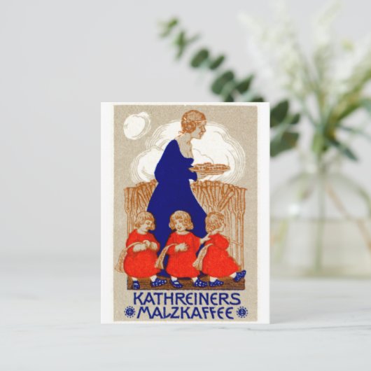 1912 Kaffeeposter Postkarte (Stehend Vorderseite)