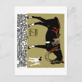 1912 Ludwig Hohlwein Pferderittenposter Art Postkarte (Vorderseite)