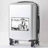 1912 Rodeo Cowboy Country Western Art Aufkleber (Koffer)