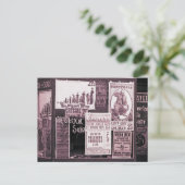 1912 Schaufenster Vaudeville Pro-Gewerkschaft Mani Postkarte (Stehend Vorderseite)