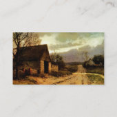 (1912) Scheune Novembers Twilight und Visitenkarte (Rückseite)