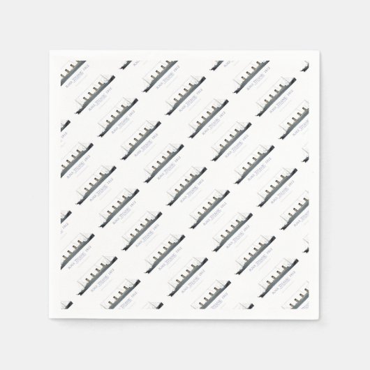 1912 Titanic 1 Serviette (Vorderseite)