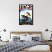 1912 Titanic White Star Line Vintag Leinwanddruck (Insitu (Schlafzimmer))