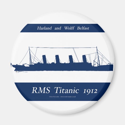 1912 titanisch 4 magnet (Vorne)