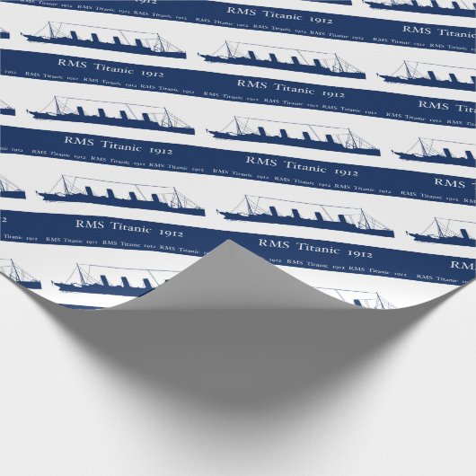 1912 titanische 3 geschenkpapier (Ecke)