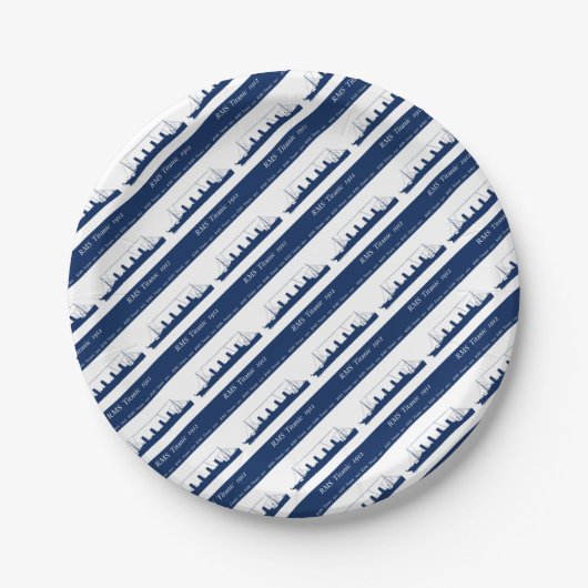 1912 titanische 3 pappteller (Vorderseite)