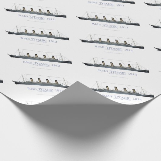 1912 titanisches 1 geschenkpapier (Ecke)