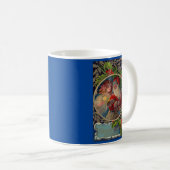 1912 Weihnachtsmann und Sternengel Kaffeetasse (VorderseiteRechts)