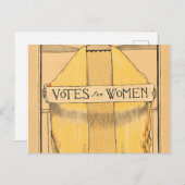 1913 Abstimmung für die Frauenbewegung Postkarte (Vorne/Hinten)