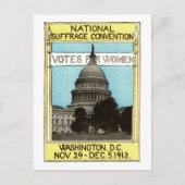 1913 Abstimmung für Frauen Postkarte (Vorderseite)