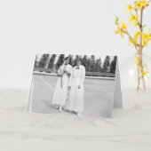 1913 Damen-Tennismeister Karte (Gelbe Blume)