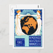 1913 Frauen Recht auf Wahlen Postkarte (Vorne/Hinten)