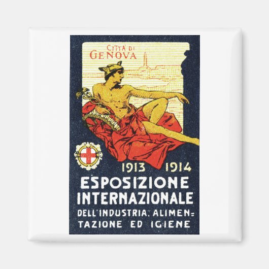 1913 Genua Expo Poster Magnet (Vorne)