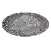 1913 Leiter Nickelschneidplatine der Liberty Schneidebrett (Ecke)