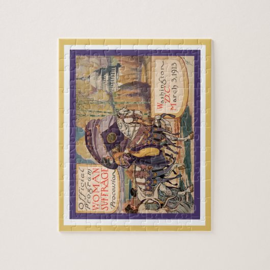 1913 Parade-Prozession für Frauen Puzzle (Vertikal)