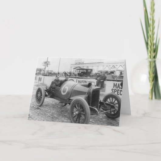 1913 Rennwagen Karte (Vorderseite)