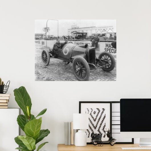 1913 Rennwagen Poster (Heimbüro)