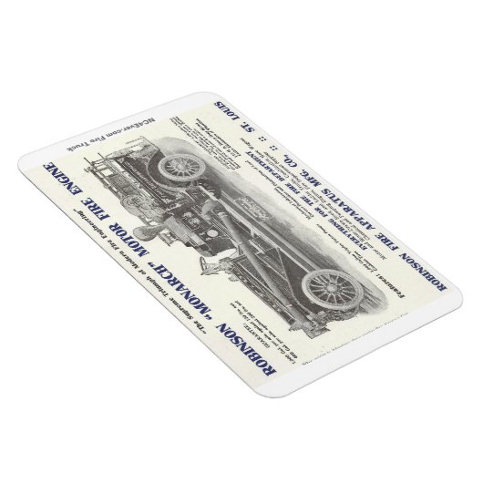 1913 Robinson "Monarch" Motor Fire Motor flexibel Magnet (Rechte Seite)