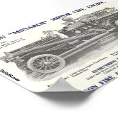 1913 Robinson "Monarch" Motor Fire Motor Poster (Ecke)