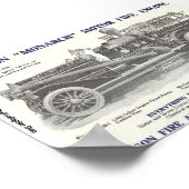 1913 Robinson "Monarch" Motor Fire Motor Poster (Ecke)