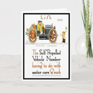 1913!!! "SELBSTANGETRIEBEN ZUR LIEBE SIE" GRÜSSEND KARTE